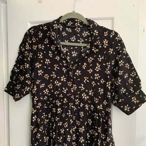 Zara Floral Midi Dress